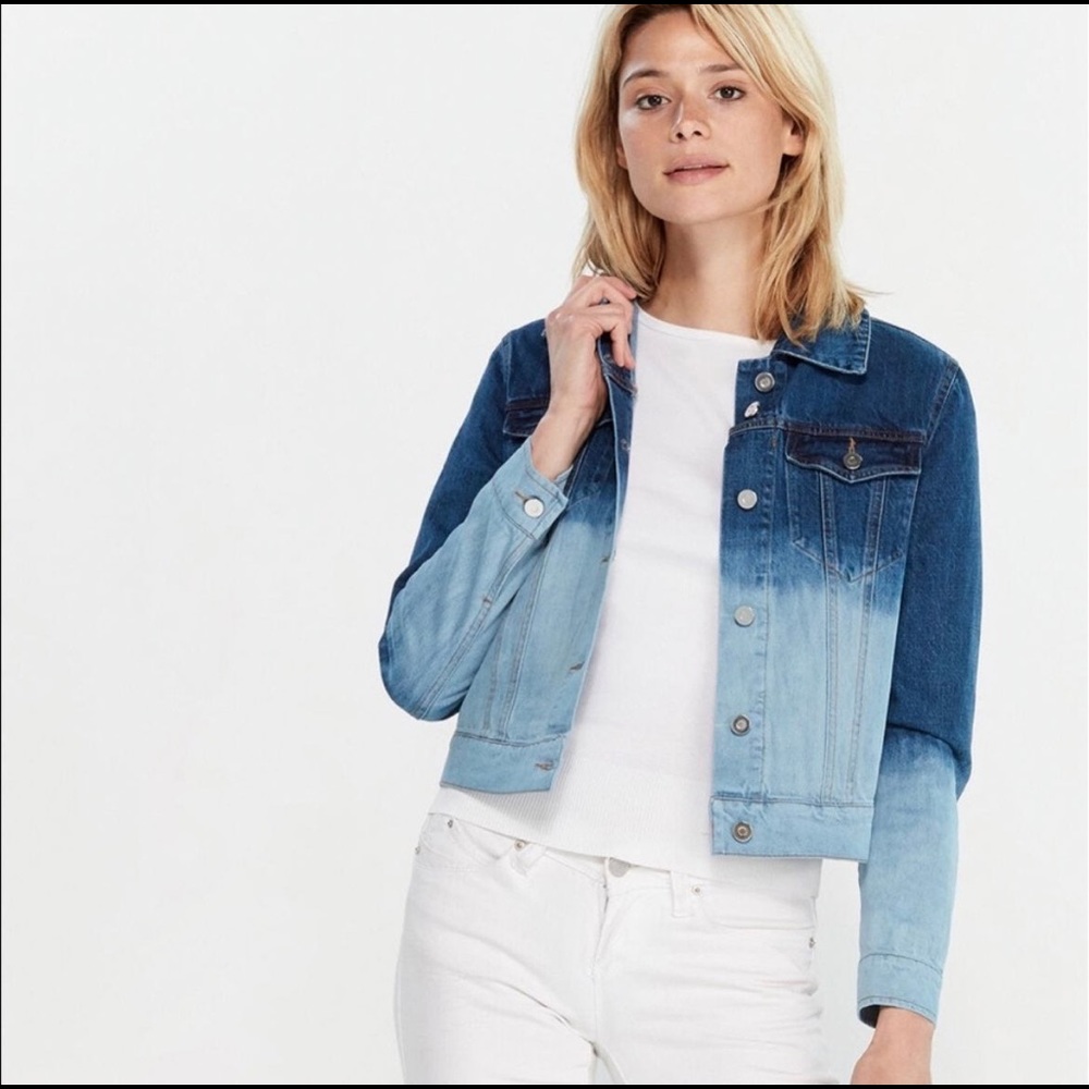 Brand new with tag Bagatelle Denim ombre jacket, size large. Never worn.